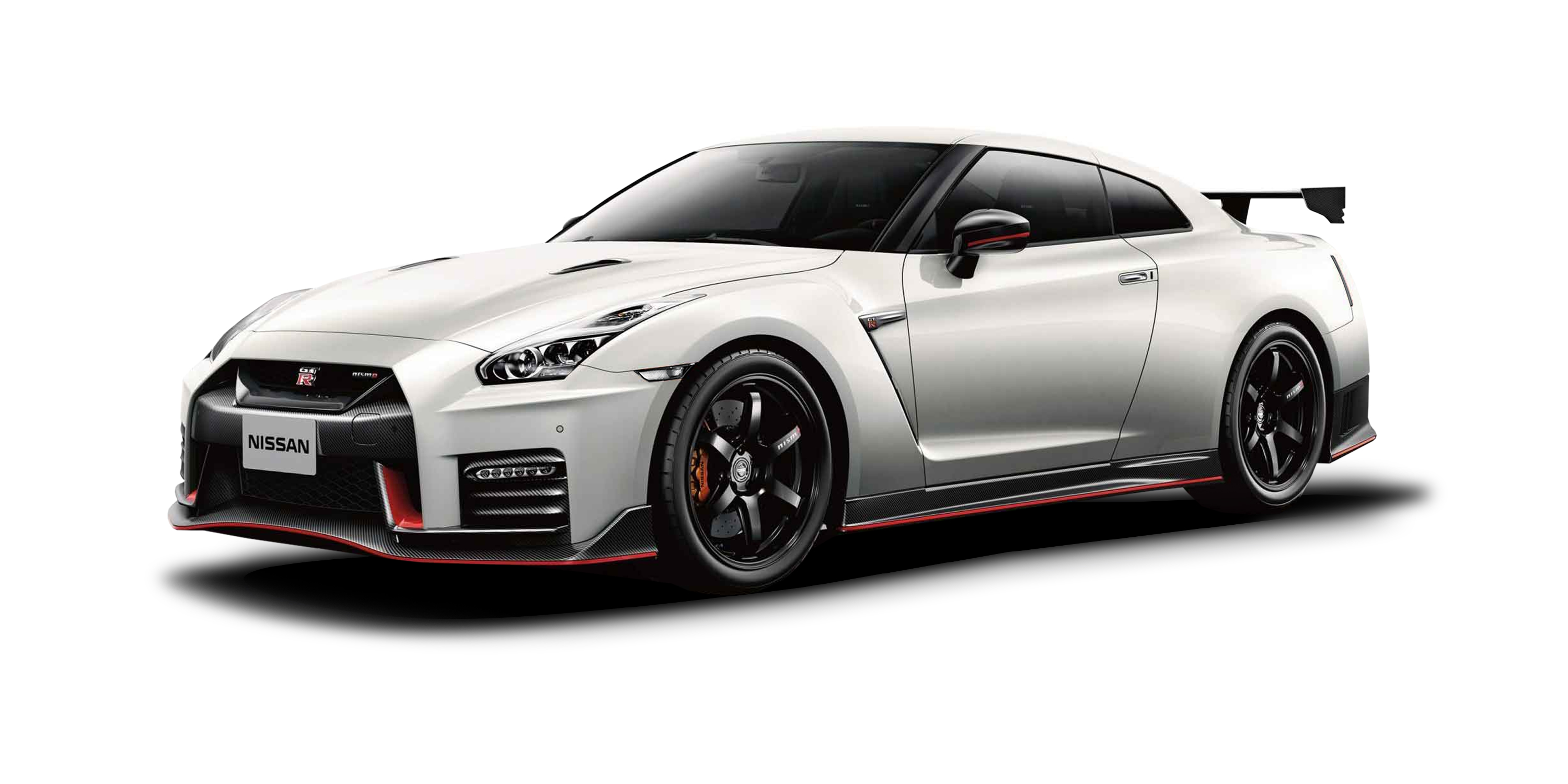 GT-R NISMO 3/4 vy framifrån i studio