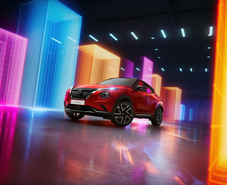 Videoslinga med exteriör design av Nissan JUKE bak